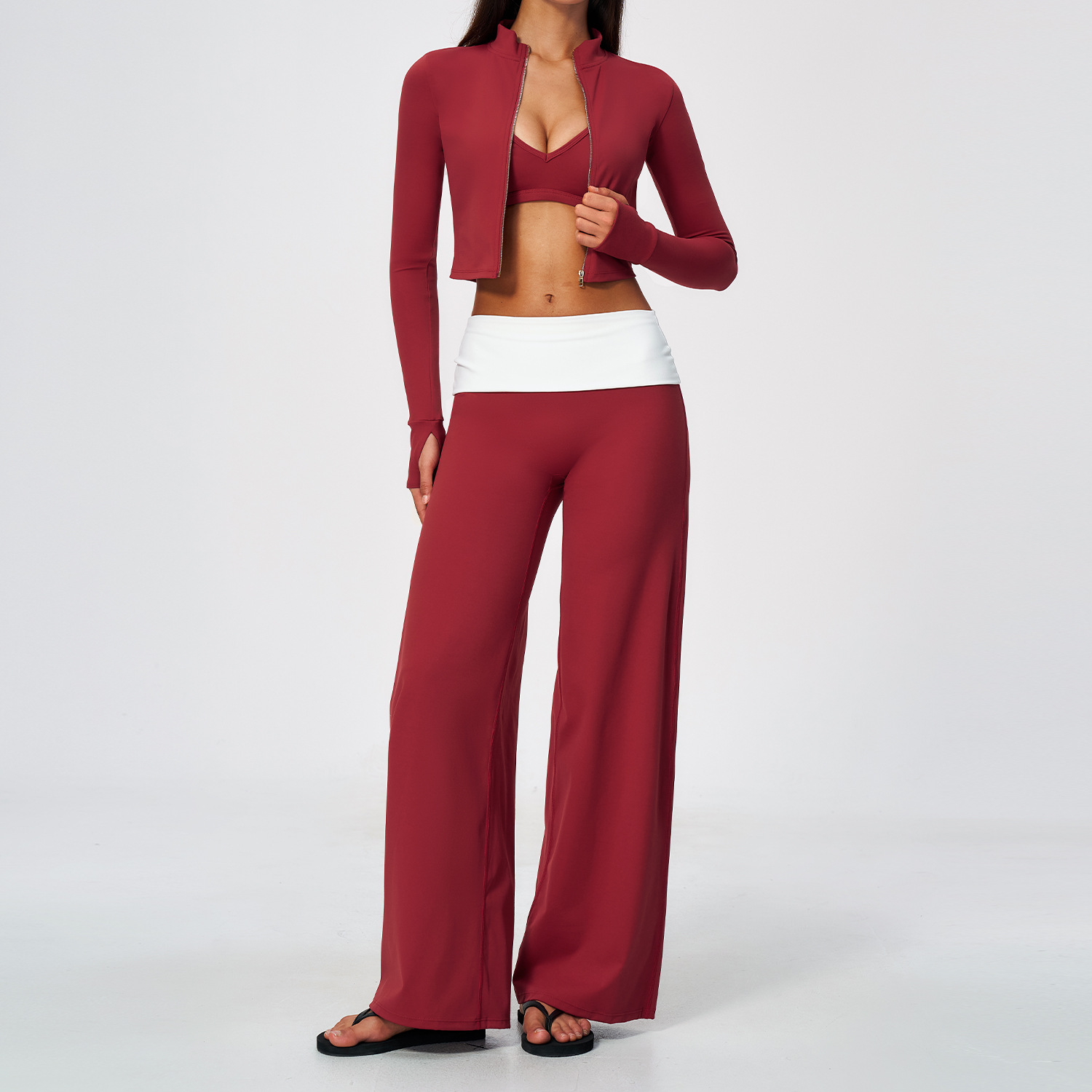 Conjunto de Yoga de 3 Piezas p - Compression Long Pant reseña y precio