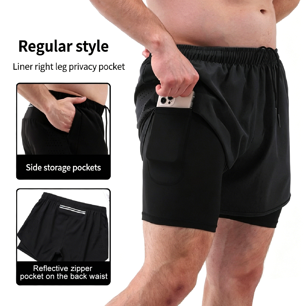 1 par de pantalones cortos dep - Compression Shorts Athletes reseña y precio